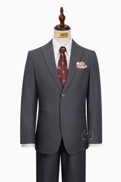 Bộ Suit Xám Chì Cao Cấp  Classic Fit TGS380